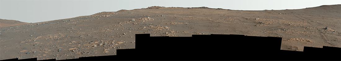 The Martian landscape in an area nicknamed “Arbot”. The Martian landscape in an area nicknamed “Arbot”.